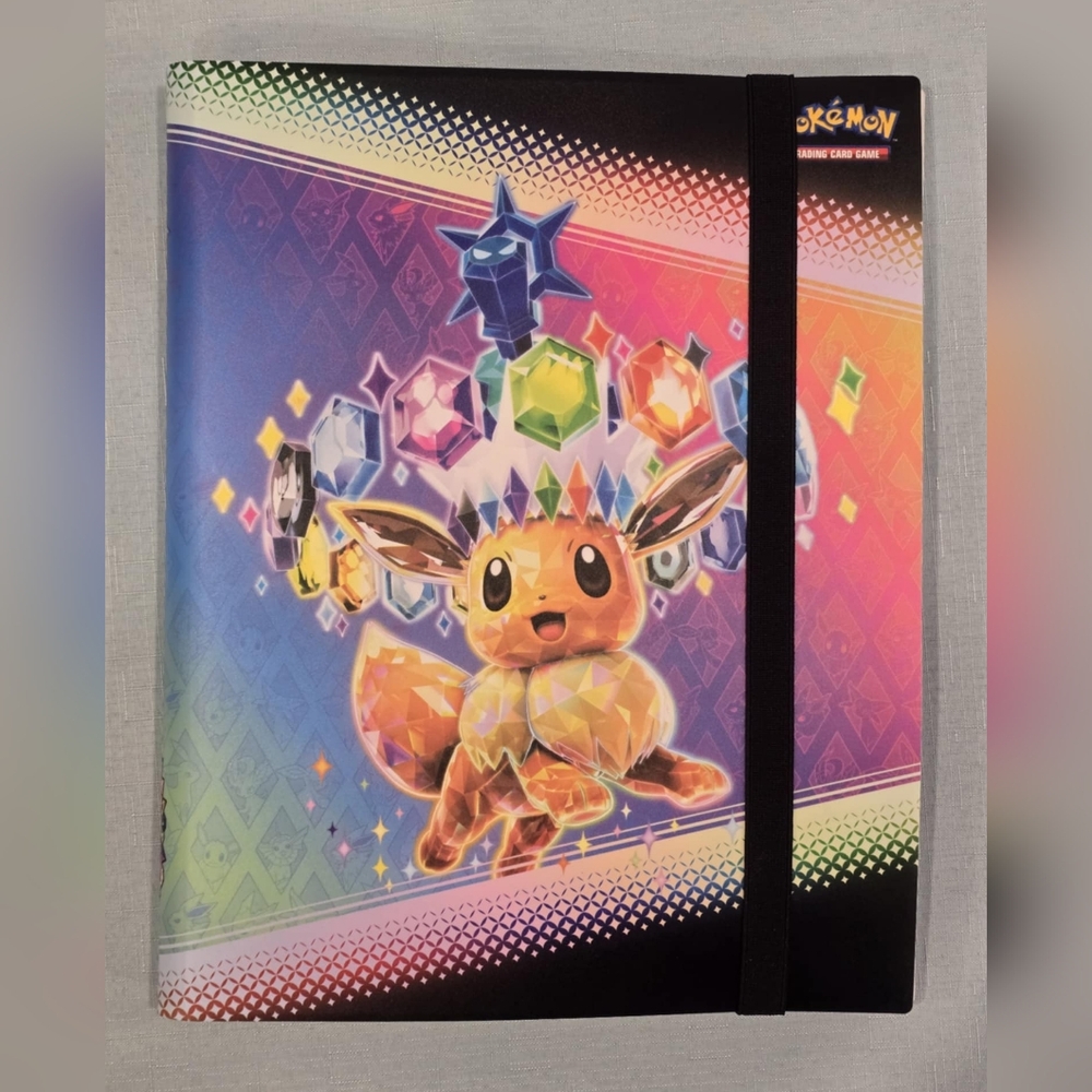Pokémon Prismatic Evolution Eevee Card Binder with Base Cards and Players Guide